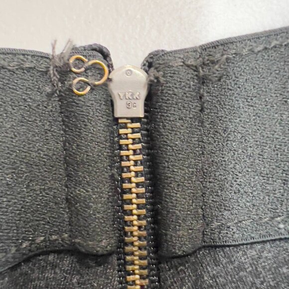 J Crew Women's Stretch Pants/Leggings In Stretch Ponte Charcoal Gray Size 4R - Picture 8 of 8